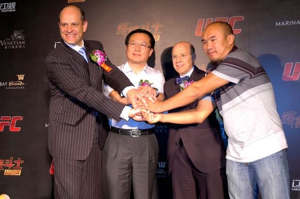 Sands China Ltd. and the Ultimate Fighting Championship announced a new, multi-year partnership at a press conference in Beijing