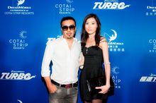 Macao auto racing champion Jeronimo Badaraco attends the regional premiere of “Turbo” at The Venetian Macao Saturday.