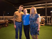 Charlotte Dawson and Didier Cohen at Hotel Muse