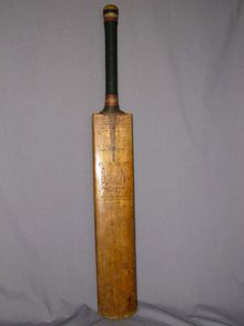 1930 Tour Bat, Bradman Collection
