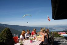 Lunch Overlooking The Lake