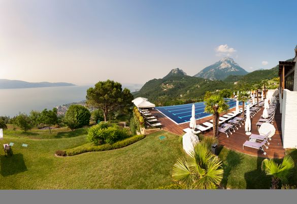 Resort With Lake And Mountains