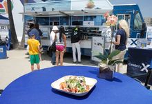 Taste of Modern Luxury truck in action