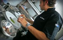 Chef Kevin Cherkas at Cuca Restaurant