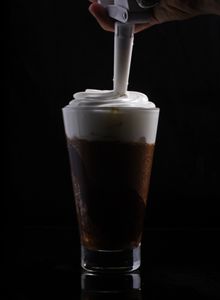 Irish Kopi: frozen coffee, whiskey cream, coconut sugar