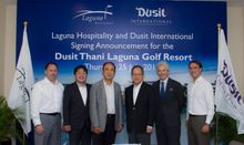 – Executives from Dusit International and Laguna Hospitality sign on Singapore golf resort, slated to open in Q4, 2015.         