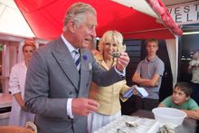 Prince Charles Tries An Oyster at The Whitstable Oyster Festival