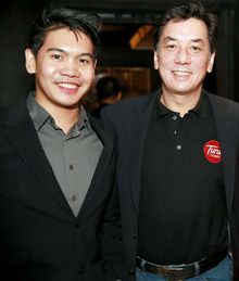 Mark Lankester (right) and Jonathan Yabut.