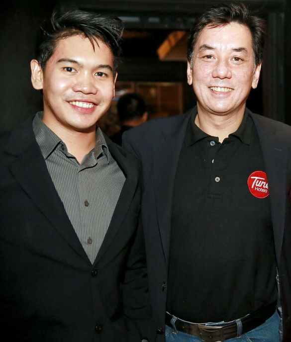 Mark Lankester (right) and Jonathan Yabut.