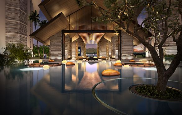 Artist Rendering RIMBA Jimbaran Bali Main Lobby