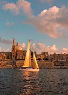 Valletta From Marsamxett Harbour