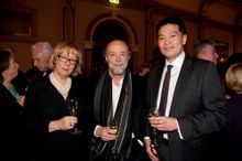 Su Baker, Director, Victorian College of the Arts, photographer Bill Henson and owner of The Windsor, Adipoetra Halim.