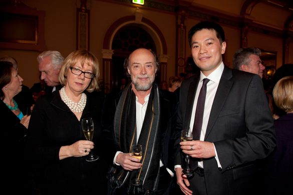 Su Baker, Director, Victorian College of the Arts, photographer Bill Henson and owner of The Windsor, Adipoetra Halim.