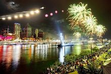 Feuerwerk und Laser-Shows: Jeden Tag ist viel los in Brisbane