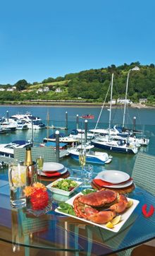 Lunch With Views Over The River Dart In Dartmouth