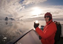 nz - Courtesty of Aurora Expeditions - Antarctic Peninsula sunset drinks