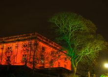 Nottingham Castle At Night