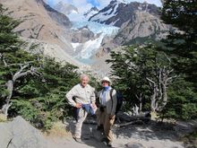 Michael & Betsy West of The Wayfarers on the Fitz Roy Trail