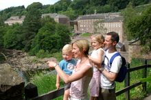 New Lanark Is One Of The Many Family Friendly Attractions In Lanarkshire
