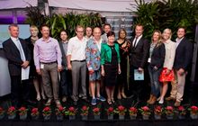 Australian Garden Show Sydney award recipients on Opening night with Minister Parker