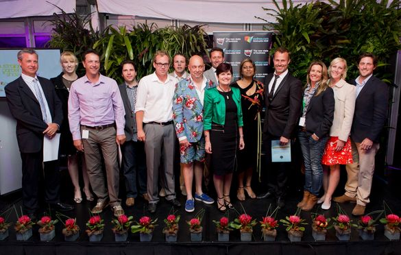 Australian Garden Show Sydney award recipients on Opening night with Minister Parker
