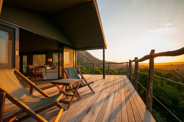 Safari Tent view