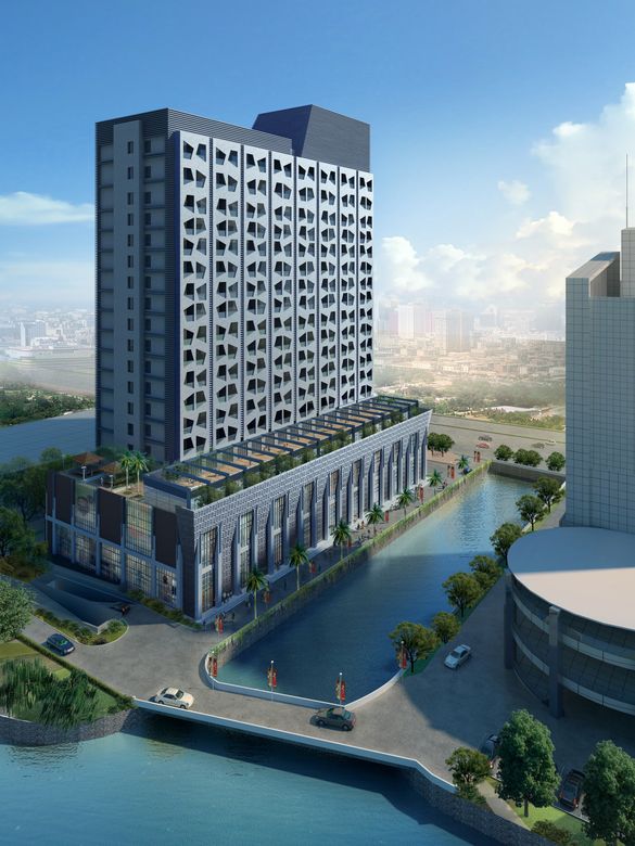 Perspective image of dusitD2 Shaoxing 绍兴都喜冠南酒店外景图