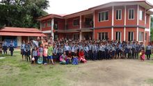 Mountian School built by Tashi Tenzing's Nepal Tara Green Tea Foundation 