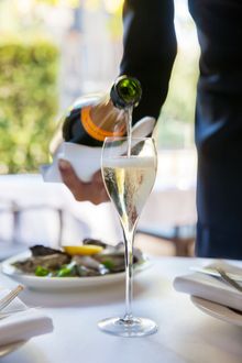 Pouring Champagne