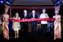 Photo Caption: (left to right): Donna Campbell, Executive Director of Public Relations, Sands China Ltd., Tom Connolly, Senior Vice President of Food and Beverage Operations, Sands China Ltd., Mark McWhinnie, Senior Vice President of Resort Operations and