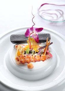 Poached lobster tail with Royal Oscietra caviar sauce