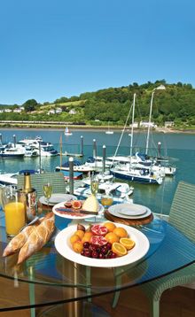 Breakfast With Views Over The River Dart At Apt 7 Dart Marina In Dartmouth