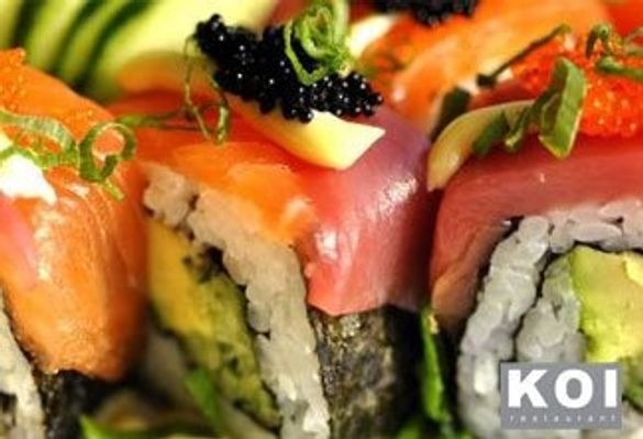 Koi Resturant food on offer
