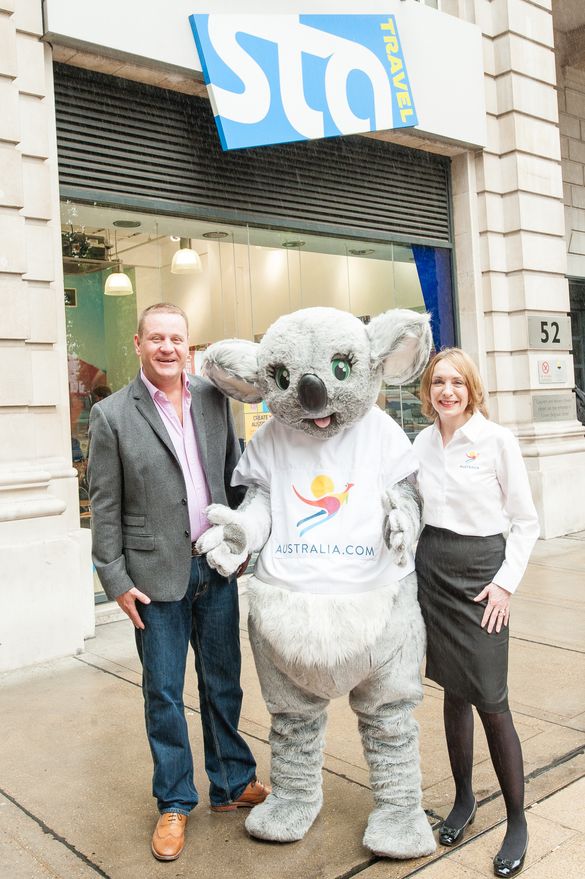 STA\'s John Constable And Tourism Australia\'s Denise Von Wald Team Up To Promote Down Under