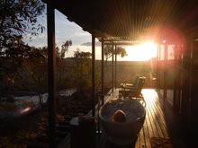 WAs best jobs winner Taste Master Rich Keam soaks up the atmosphere in his Cliff Side Retreat at the El Questro Homestead in WAs