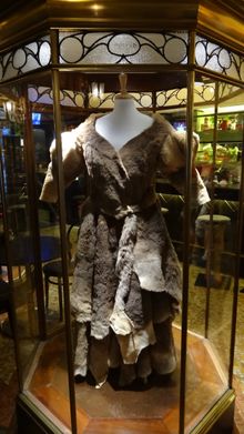 Kangaroo Fur Ballgown by Joan Ross. Parlour Lane Roasters, QT Sydney.