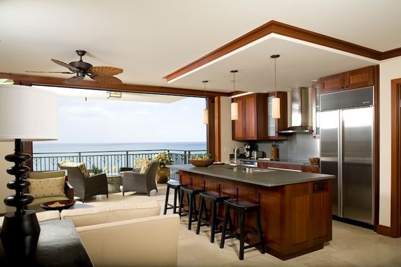  Villa suite including signature kitchen  designed by renowned Master Chef Roy Yamaguchi.