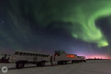 Dan's Diner under the Northern Lights