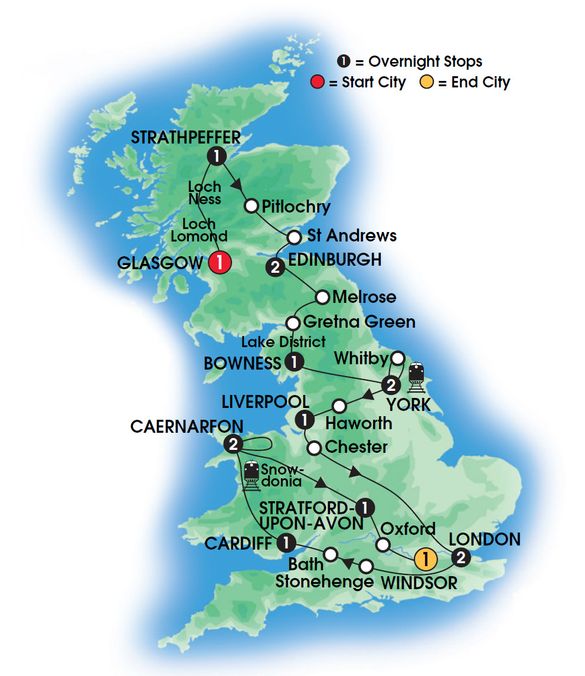 Icons of Britain tour