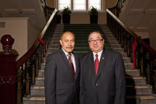 The Governor-General of New Zealand, Lt Gen The Rt Hon Sir Jerry Mateparae and Mr Jeffrey Tang Managing Director of Heritage Hot
