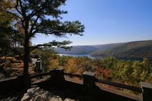 Rimrock Overlook along the Longhouse National Scenic Byway 