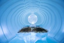Blue Marine Art Suite at ICEHOTEL 2012-13