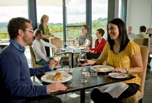 Enjoy match food and wine at Canberra District wineries inlcuding the Lark Hill Biodynamic Winery and Vineyard Restaurant