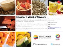 Invite Dinner Flavours Of Ecuador