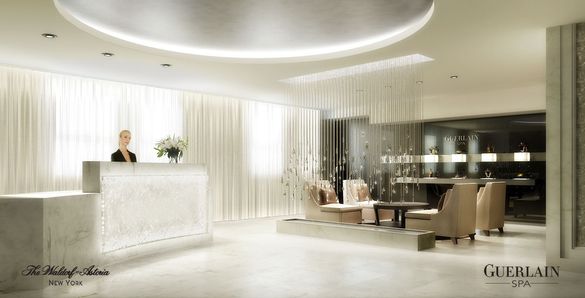Guerlain Spa at the Waldorf Astoria Reception