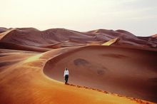 Walking on the Sand Dunes