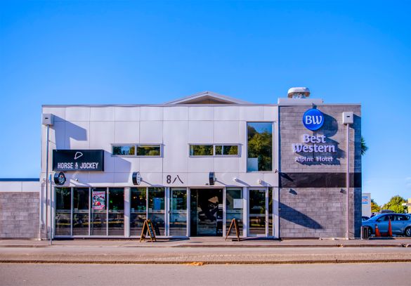 Best Western Alpine Hotel Christchurch facade Best Western Alpine Hotel Christchurch facade