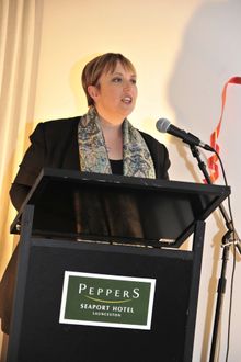 The Honourable Lara Giddings, Premier of Tasmania officially opens the Peppers Seaport Function Centre