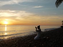 Sunrise Sungazing as part of the School of Life Experience at Spa Village Resort Tembok, Bali 