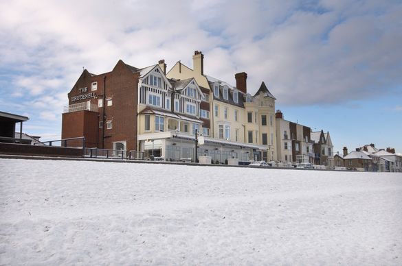 Brudenell Hotel With Snowy Beach